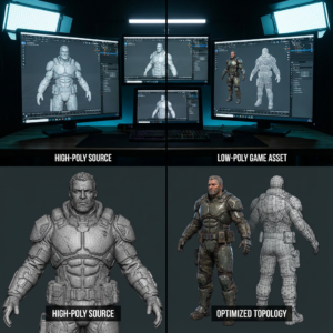 3D Modeling Services – Low & High Poly