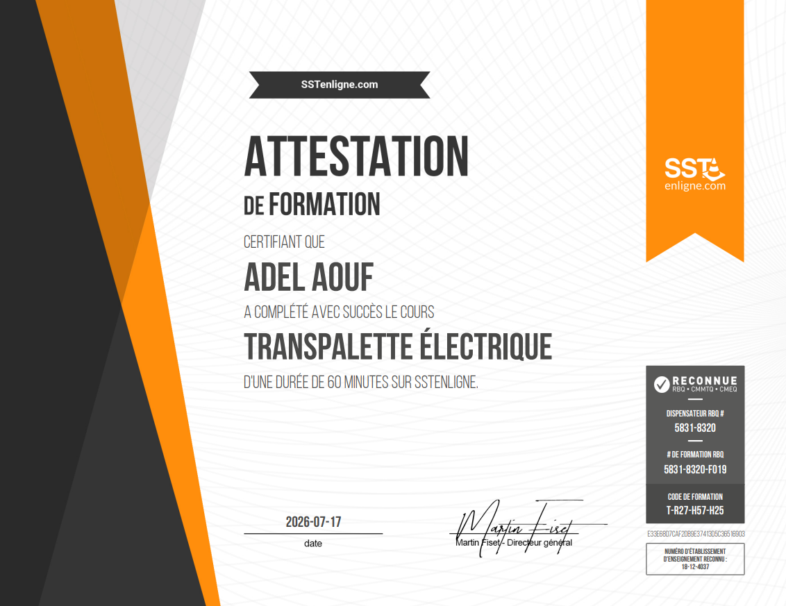 Transpalette électrique